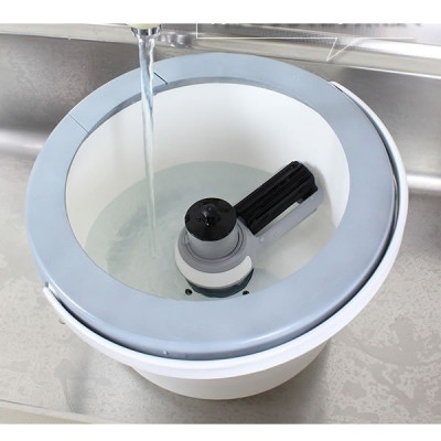 Bộ chổi lau nhà Azuma tiện ích, vòng xoay 360 độ cho khả năng lau chùi, vệ sinh ở những vị trí khó với tới - nội địa Nhật Bản