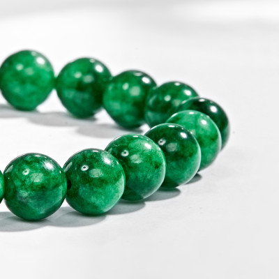 Vòng tay đá thiên nhiên phối bàn tay hamsa bạc size hạt 8mm - Ngọc Quý Gemstones