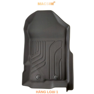 Thảm lót sàn xe ô tô Mazda BT50 2012-2021 (sd3) Nhãn hiệu Macsim chất liệu nhựa TPE cao cấp màu đen
