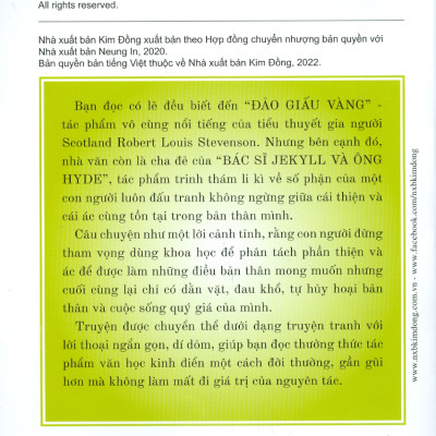 Danh Tác Thế Giới - Bác Sĩ Jekyll Và Ông Hyde