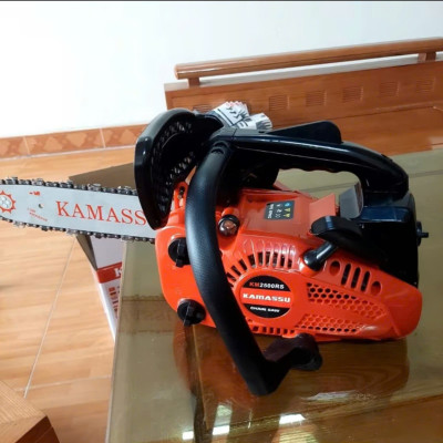 Máy cưa xích kamassu 2500RS - Máy Cưa Xích Chạy Xăng Kamasssu KM 2500rs Cưa Mini,Cưa cụt Lam 30mm