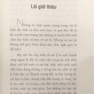 7 bài học hay nhất về Vật lý