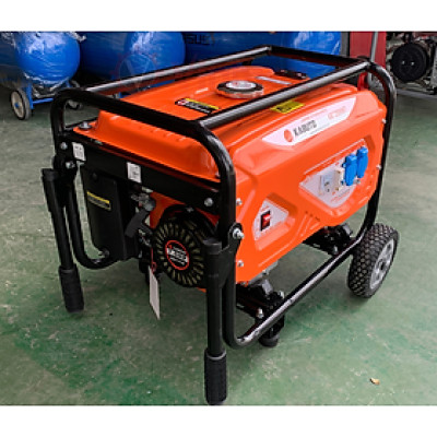 TỔ MÁY PHÁT ĐIỆN 3KW (BÁNH XE TAY CẦM) KBT3500ST KABUTO - HÀNG CHÍNH HÃNG