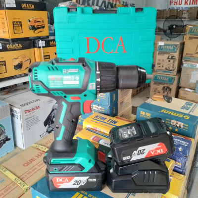 MÁY KHOAN BÚA KHÔNG CHỔI THAN DÙNG PIN 20V/2.0AHX2 DCA ADJZ05-13AM - HÀNG CHÍNH HÃNG