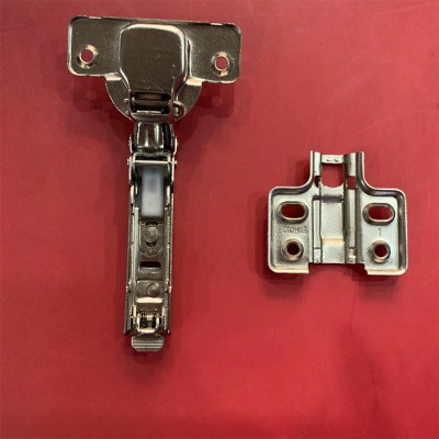 Bản lề giảm chấn Hafele Metalla SM 110° DIY, thép, lắp trùm ngoài, thẳng - 493.03.020