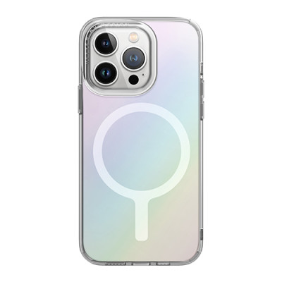 Ốp lưng dành cho iPhone 15/ 15 Pro/15 pro max UNIQ Hybrid Magclick Charging LifePro Xtreme Iridescent - Hàng Chính Hãng