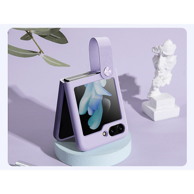 Ốp lưng cho Samsung Galaxy Z Flip 5 hiệu Nillkin Flex Flip chống bẩn siêu mịn bảo vệ toàn diện - hàng nhập khẩu