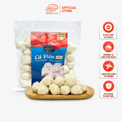 Combo cá viên 500 gram + bò viên 500 gram Tâm Lợi, loại cao cấp - Giao nhanh trong 3h - 500gr