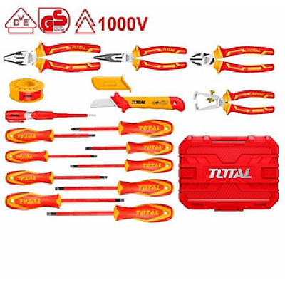 BỘ 16 CÔNG CỤ CÁCH ĐIỆN TOTAL THKITH1601 - HÀNG CHÍNH HÃNG