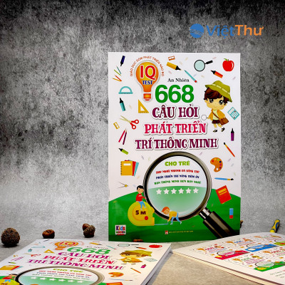 Phát Triển Trí Tuệ IO - 668 Câu Hỏi Phát Triển Trí Thông Minh Cho Trẻ - Tập 6 ( Bìa Mềm )