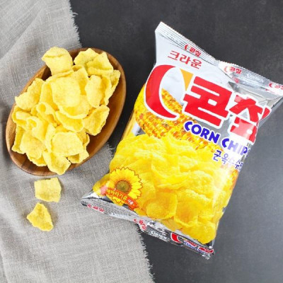 Snack Bắp Corn Chip Crown Hàn Quốc 70g