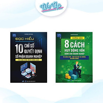 Combo 2 sách: 10 chỉ số quyết định số phận doanh nghiệp và 8 cách huy động vốn dành cho doanh nghiệp (Combo/lẻ)