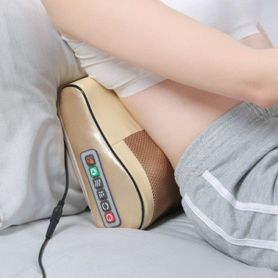 Gối massage cổ vai gáy, máy massage, gối massage hồng ngoại 20 bi cao cấp hỗ trợ mát xa vùng cổ,vai gáy hiệu quả