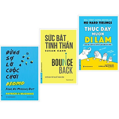 Sách - Combo Đừng sợ lỡ cuộc chơi + Sức bật tinh thần + Thức dậy muốn đi làm - FirstNews