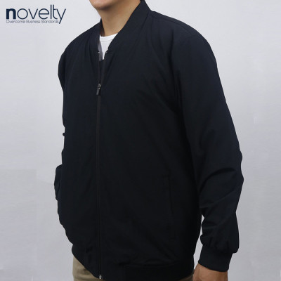 Jacket nam 2 lớp Novelty Casual màu đen NJKMMDMPLB2306002