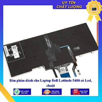 Bàn phím dùng cho Laptop Dell Latitude 5480 có Led chuột  - Hàng Nhập Khẩu New Seal