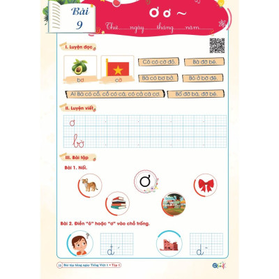 Sách - Bài Tập Hằng Ngày - Tiếng Việt Lớp 1 - Kết Nối Tri Thức Với Cuộc Sống - Tập 1 (1 cuốn)