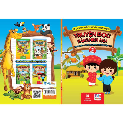 Sách - Bộ Sách Phát Triển Tư Duy Và Ngôn Ngữ Cho Bé - Truyện Đọc Bằng Hình Ảnh - Truyện Ngụ Ngôn Việt Nam đặc sắc tập 2