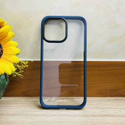 Ốp lưng dành cho  iPhone 14 Pro Rock viền màu - Hàng chính hãng