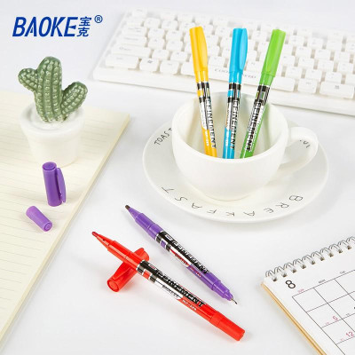 Set 12 Màu Bút Lông Màu Đánh Dấu -BAOKE/MP220-12