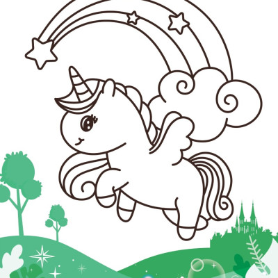 Tô Màu Diệu Kỳ - Kỳ Lân Nhỏ (MEGA)