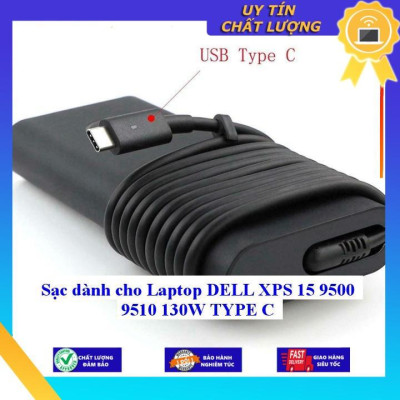 Sạc dùng cho Laptop DELL XPS 15 9500 9510 130W TYPE C - Hàng Nhập Khẩu New Seal