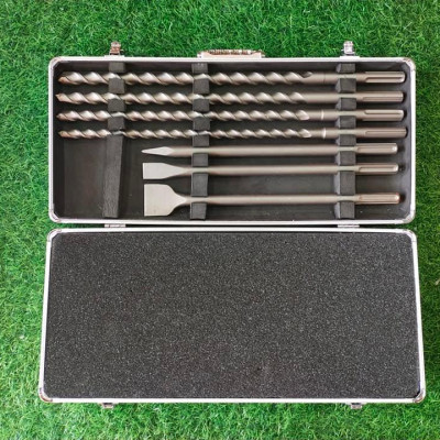 BỘ MŨI KHOAN BÊ TÔNG GÀI SDS MAX VÀ MŨI ĐỤC INGCO AKD5075 - HÀNG CHÍNH HÃNG