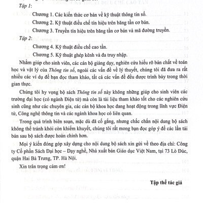 Thông Tin Số Tập 2- Nguyễn Quốc Trung ( Chủ biên) 