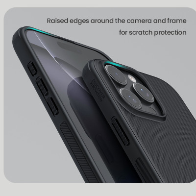 Ốp Lưng Nillkin Super Frosted Shield Pro Cho Iphone 16 ProMax | 16Pro | 16 Plus | 16 ốp lưng chống sốc chống vân tay chống rơi vỡ cầm rất chắc tay – Hàng Chính Hãng