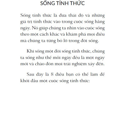 Bí Quyết Sống Tỉnh Thức Trong 8 Ngày - Tìm sự bình an giữa thế giới chuyển đổi