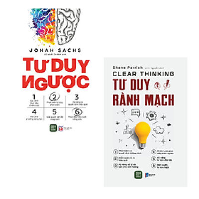 Combo 2 Cuốn Tư Duy Và Phát Triển Bản Thân Hay-Tư Duy Rành Mạch+Tư Duy Ngược