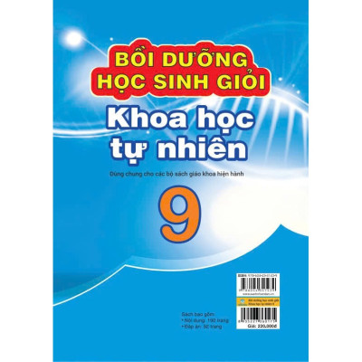 Sách - Bồi Dưỡng Học Sinh Giỏi Khoa Học Tự Nhiên 9 - Biên soạn theo chương trình GDPT mới - ndbooks