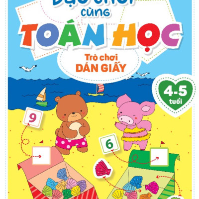Combo Dạo Chơi Cùng Toán Học - Trò Chơi Dán Giấy (3-6 Tuổi) (Bộ 3 Cuốn) - ML