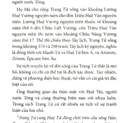 Trang Tử Tinh Hoa - TRẺ