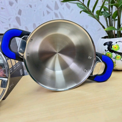 Nồi áp suất inox 304, chống nổ, dùng cho bếp từ bếp ga bếp hồng ngoại dung tích 6 lít và 8 lít hàng chính hãng