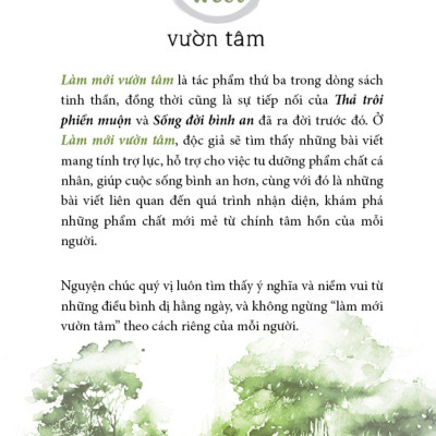 Làm Mới Vườn Tâm
