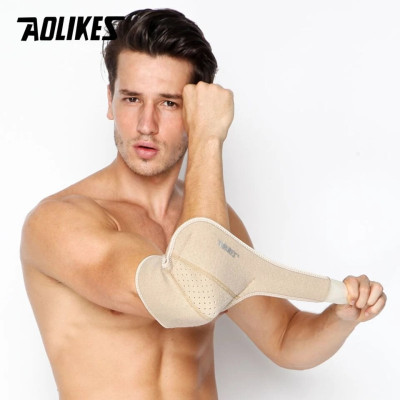 Đai bảo vệ khớp khuỷu tay AOLIKES 7948 hỗ trợ khi chơi tennis breathable sport elbow Support