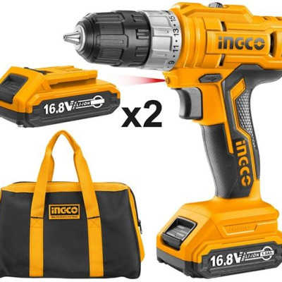 MÁY KHOAN VẶN VÍT DÙNG PIN 16.8V /1.5AH 10MM  INGCO CDLI1612 - HÀNG CHÍNH HÃNG