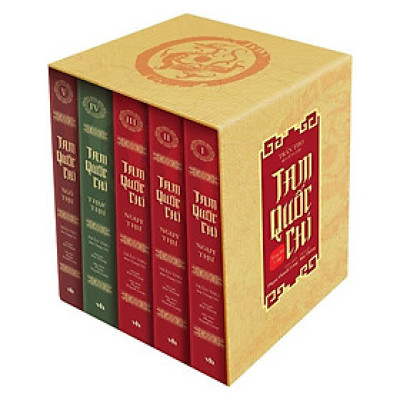 (Boxset bìa mềm 5 tập) TAM QUỐC CHÍ - Trần Thọ - Bùi Thông dịch - Phạm Thành Long hiệu đính - (bìa mềm)