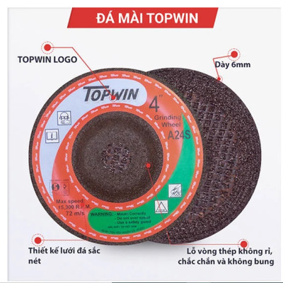 Đá Mài Topwin 100x6x16 mm Lưỡi Mài Chắc Chắn Chống Mài Mòn, Tuổi Thọ Cao Và Độ Chính Xác Hoàn Hảo | TOPWIN Official Store