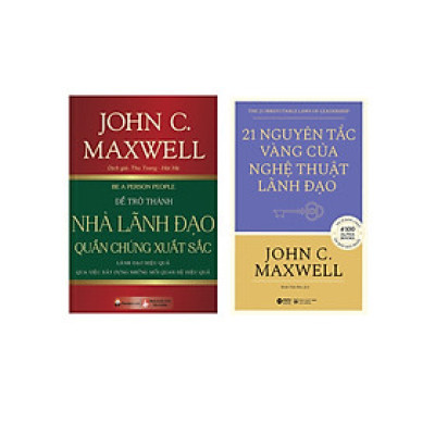 Combo Để Trở Thành Nhà Lãnh Đạo Quần Chúng Xuất Sắc + 21 Nguyên Tắc Vàng Của Nghệ Thuật Lãnh Đạo (Bộ 2 Cuốn) _PD