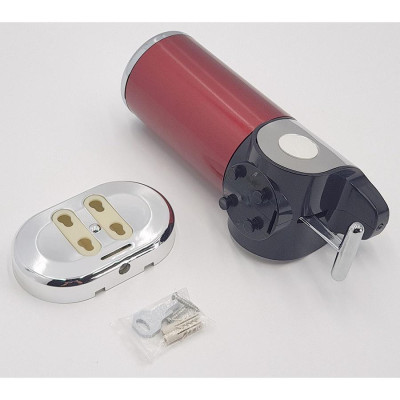 Bình xịt nước rửa tay Inox treo tường Eurolife EL-BX21 (Đỏ)