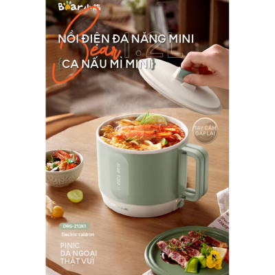 Nồi lẩu điện BEAR 1.2L công suất 500W DRG-Z12K1 (MC-4H12J)