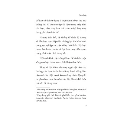 The PARA Method - Phương Pháp Tổ Chức Thông Tin Trong Công Việc - 1980