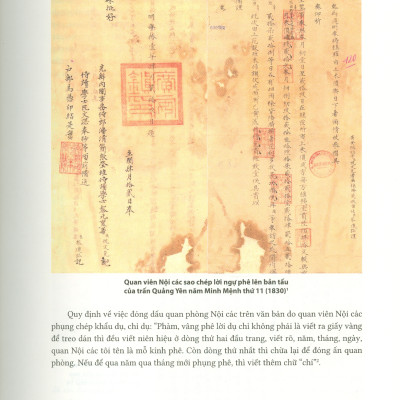 (Bìa cứng - In màu - Phiên bản 2022) NGỰ PHÊ TRÊN CHÂU BẢN TRIỀU NGUYỄN (1802 – 1945) – Trung tâm Lưu trữ quốc gia I biên soạn - NXB ĐH Sư phạm 