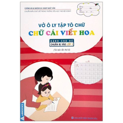 Sách - Vở Ô Ly Tập Tô – Chữ Cái Viết Thường, Chữ Cái Viết Hoa, Các Nét Cơ Bản, Chữ Số - Bộ 4 Cuốn