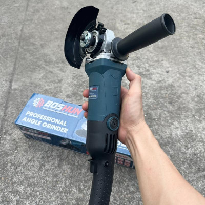 Máy Mài Góc Boshun 100 Công Tắc Bóp Chỉnh Tốc 6 Cấp Công Suất 950W Chuẩn Dây Đồng Bảo Hành 6 Tháng