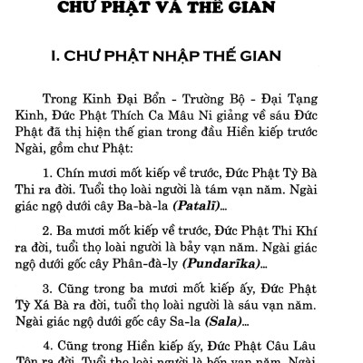 Chư Phật Và Thế Giới Chúng Sanh