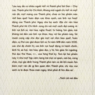 Gia Định - Sài Gòn - Thành Phố Hồ Chí Minh: Dặm Dài Lịch Sử (1698-2020) - Tập 1: 1698-1945 - Bìa Cứng (Tái Bản 2023)