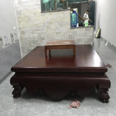 Sập Nằm Gỗ Gụ Dạ Cá Trơn Cỡ Đại Gỗ Gụ Nam Phi